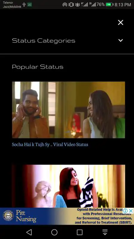 Play Status Videos For WhatsaApp | Aliwa